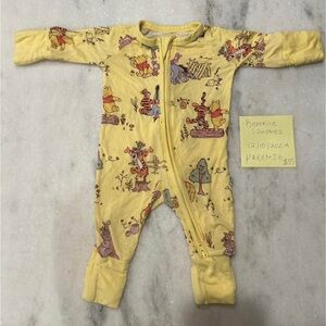 Little Sleepies Disney Winnie the Pooh Yellow Baby zippy